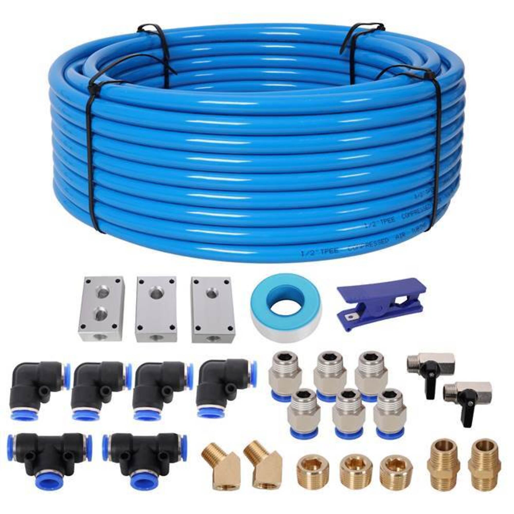 TPEE Tubing Kit, 1/2" (OD) x 3/8" (ID) x 100-Feet, BAC-W465P220504